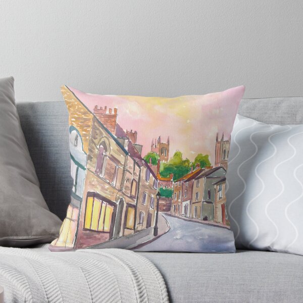 Item preview, Golden Dawn Rising on Lincoln’s Historic Steep Hill designed and sold by artshop77.