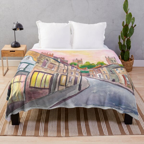 Item preview, Golden Dawn Rising on Lincoln’s Historic Steep Hill designed and sold by artshop77.