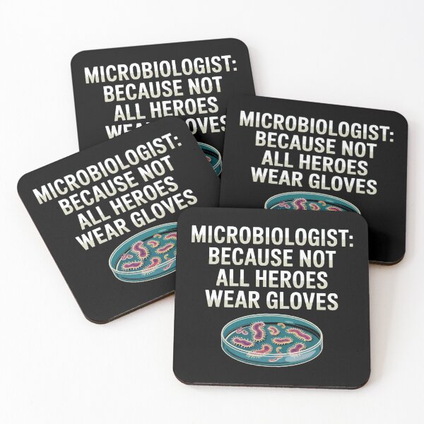 Item preview, Microbiologist, because not all heroes wear gloves, funny microbiology designed and sold by NoetherSym.