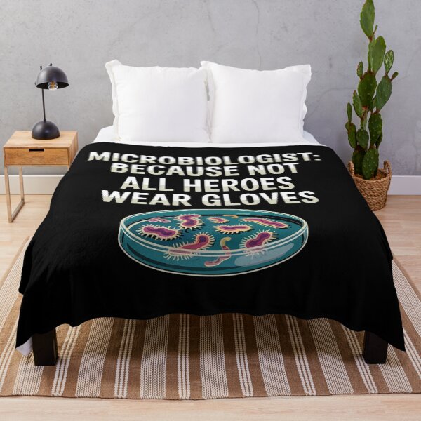 Item preview, Microbiologist, because not all heroes wear gloves, funny microbiology designed and sold by NoetherSym.