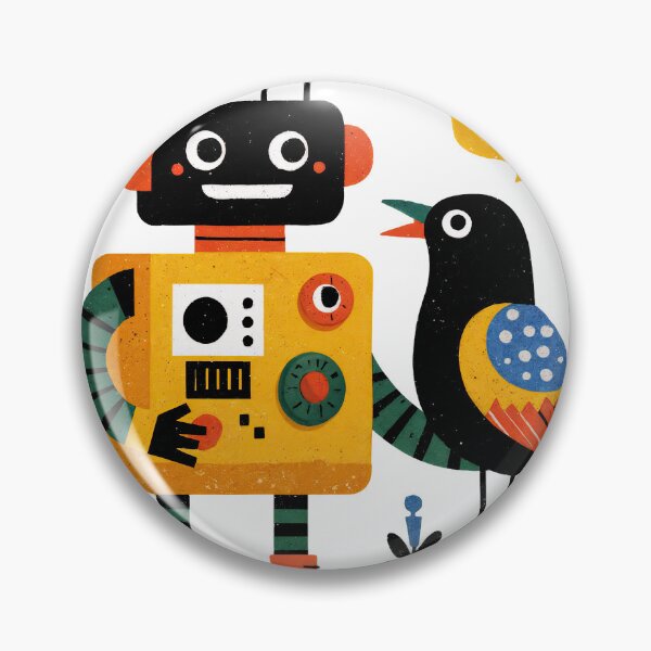 Item preview, Mechanical Chirps: The Robot and the Bird designed and sold by ForeverPrintsOK.