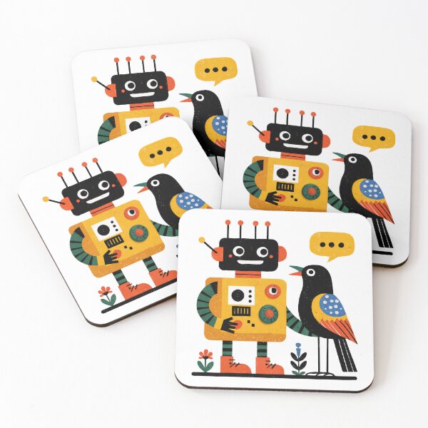 Item preview, Mechanical Chirps: The Robot and the Bird designed and sold by ForeverPrintsOK.