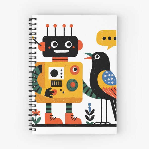 Item preview, Mechanical Chirps: The Robot and the Bird designed and sold by ForeverPrintsOK.