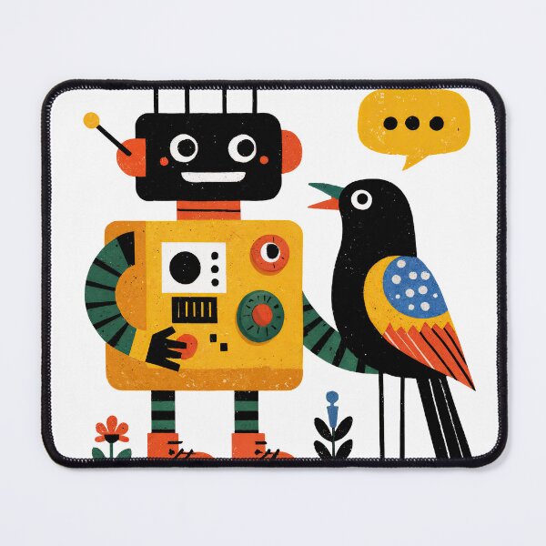 Item preview, Mechanical Chirps: The Robot and the Bird designed and sold by ForeverPrintsOK.