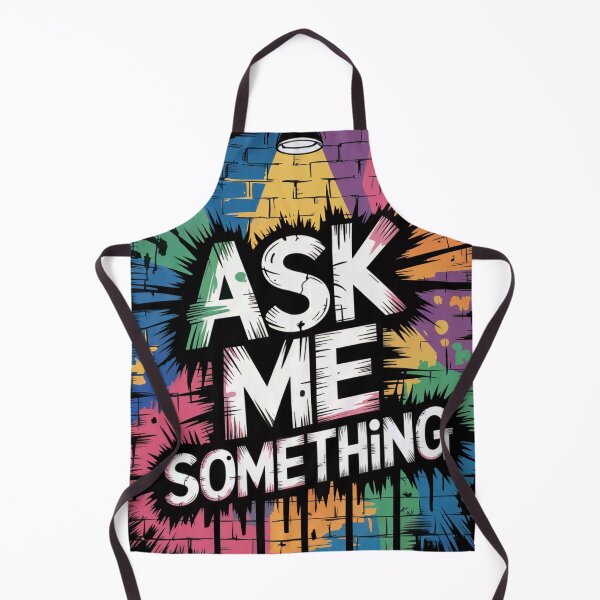 Item preview, Ask Me Something Graffiti Street Art designed and sold by ShadowAndSlate.