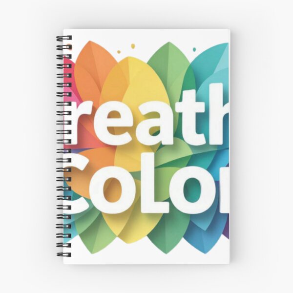 Item preview, Breathe in Color Text with Vibrant Multicolored Floral Design designed and sold by Creative88Art.