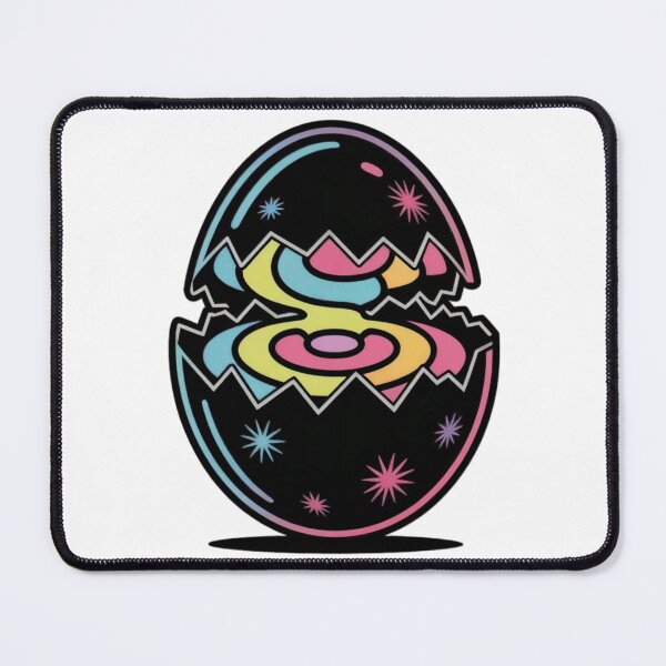 Item preview, Stylized Cracked Egg with Colorful Swirling Interior Design designed and sold by Creative88Art.