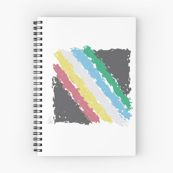 Item preview, Abstract Disability Flag 1 designed and sold by LaurenEhretArt.
