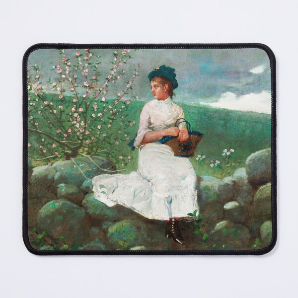 Item preview, Peach Blossoms (1878) by Winslow Homer designed and sold by PureVintageLove.