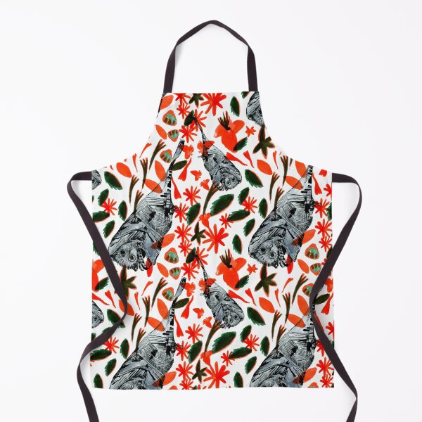 Item preview, Blue Bats with red Flora and Fauna designed and sold by Nawafiadesigns.