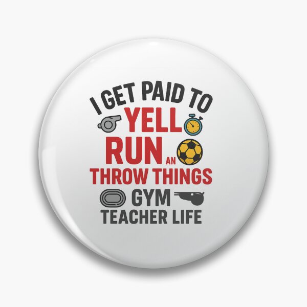 Item preview, I Get Paid to Yell "Run!" – Funny Gym Teacher Shirt for PE Instructors designed and sold by FamilyStore94.