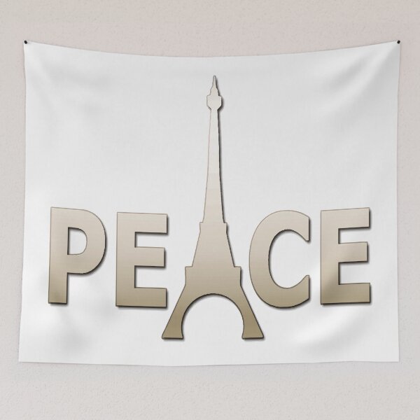 Artikelvorschau, PEACE EIFFEL Pop Art entworfen und verkauft von Bruce ALMIGHTY Baker.