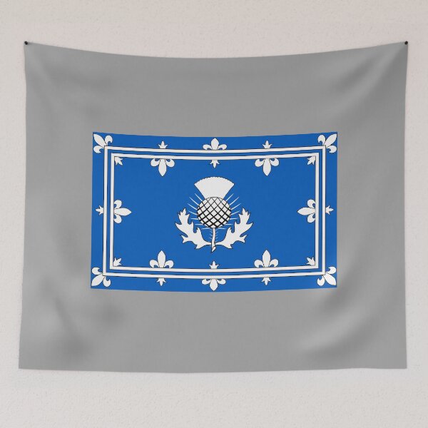 Item preview, Blue & White Scottish Royal Banner Thistle Flag (Bratach Rìoghail na h-Alba 'cluaran' Gorm is Geal) designed and sold by JonathanR1994.