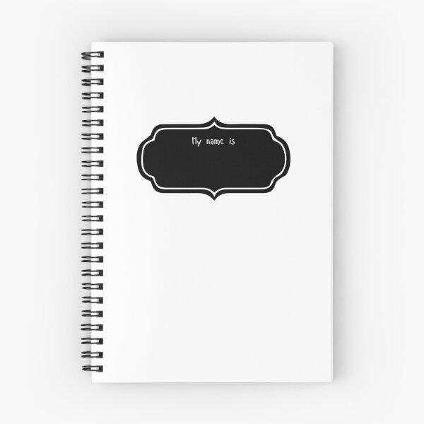 Item preview, "My Name Is" Sign – Blank Name Tag Art designed and sold by art.paperplanes.