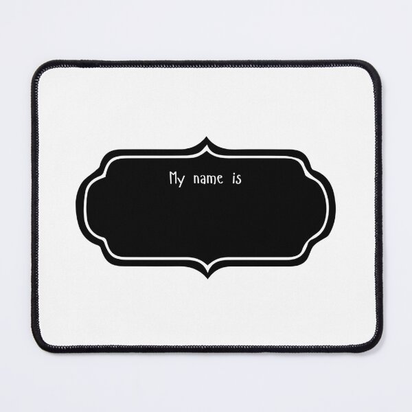 Item preview, "My Name Is" Sign – Blank Name Tag Art designed and sold by art.paperplanes.