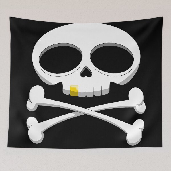 Item preview, Captain Gold Tooth, Skull & Crossbones designed and sold by Half Ton Tees.