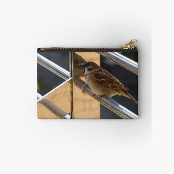 Item preview, A male sparrow on a handrail designed and sold by Whimsyiskey.
