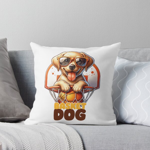 Item preview, Lovely little dog, naughty, got trapped in the basket. designed and sold by Makerminds.