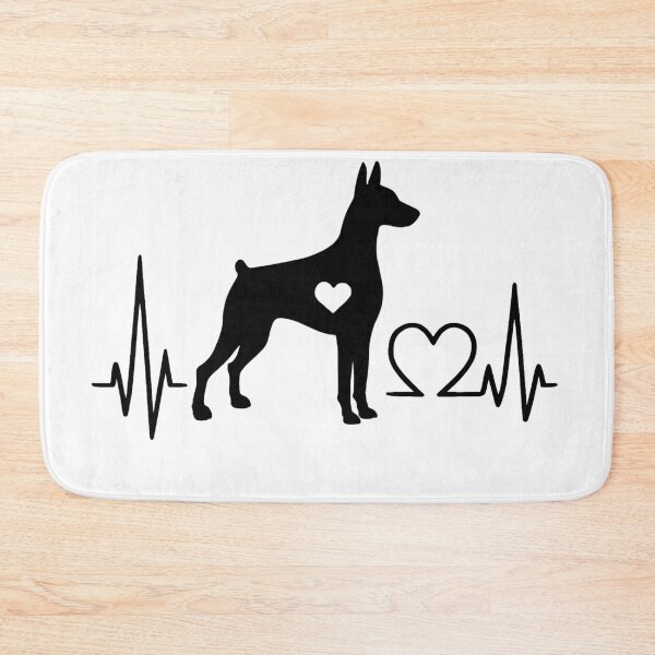Item preview, Doberman EKG Line Minimalist Silhouette – Dog Lover Design designed and sold by GoodyPaws.