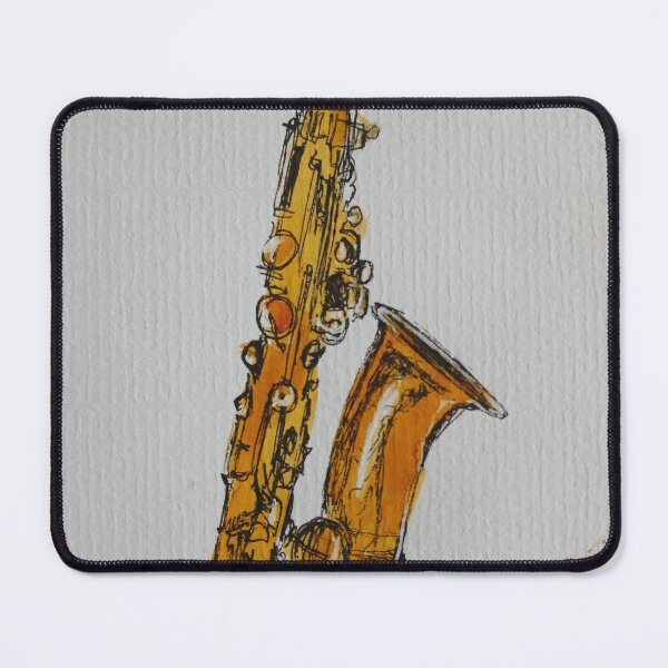 Item preview, Saxophone Original watercolour painting designed and sold by Dottydraws.