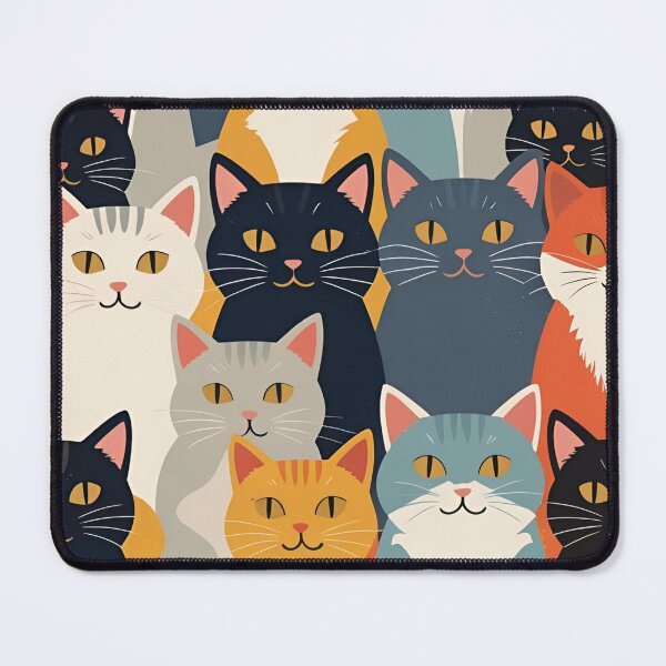 Item preview, Tricolor Cat Pattern designed and sold by PatronesKawai.