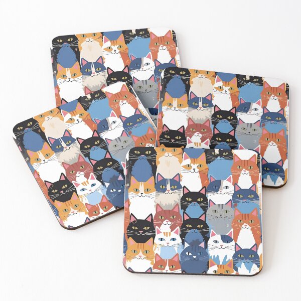 Item preview, Tricolor Cat Pattern designed and sold by PatronesKawai.