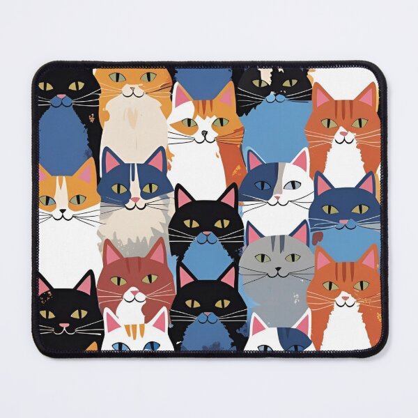 Item preview, Tricolor Cat Pattern designed and sold by PatronesKawai.