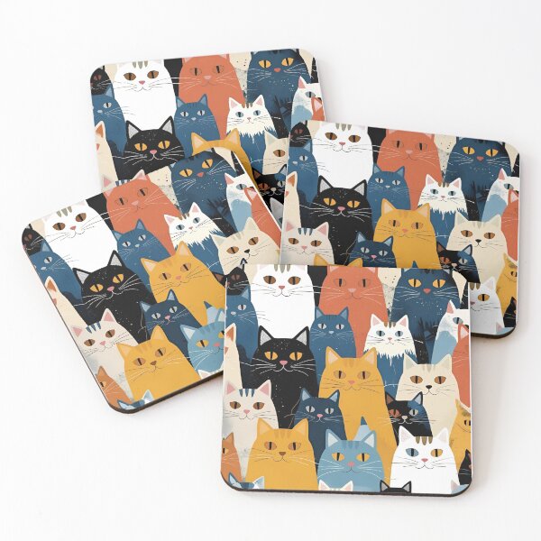 Item preview, Tricolor Cat Pattern designed and sold by PatronesKawai.