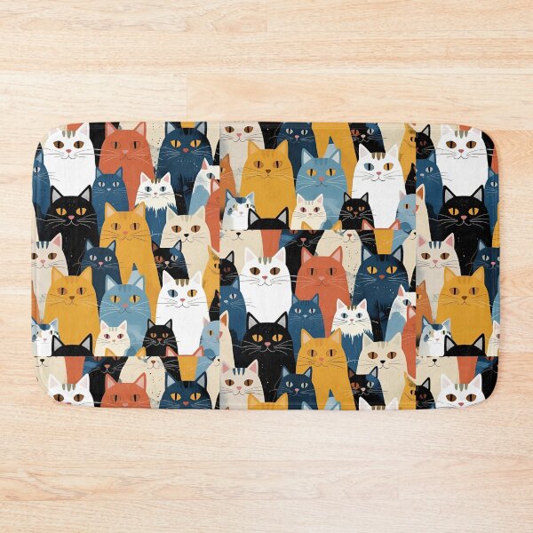 Item preview, Tricolor Cat Pattern designed and sold by PatronesKawai.