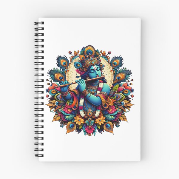 Aperçu de l'œuvre KRISHNA JOUANT DE LA FLÛTE créée et vendue par PSYNOVA.