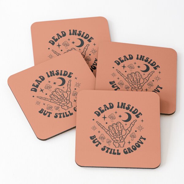 Item preview, Dead inside but still groovy designed and sold by DropRomance.