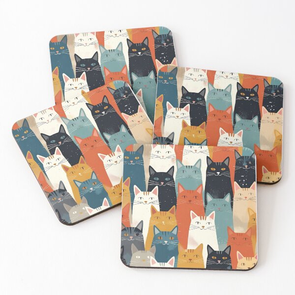 Item preview, Tricolor Cat Pattern designed and sold by PatronesKawai.