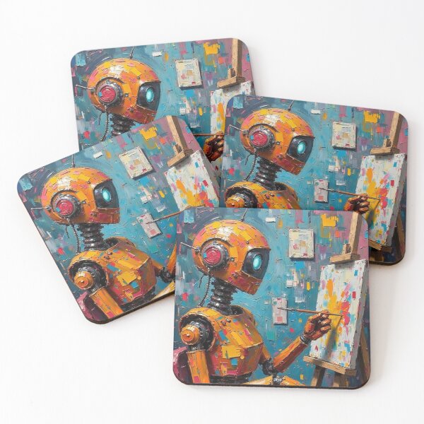Item preview, Robot Learns Painting designed and sold by Mary Spencer.