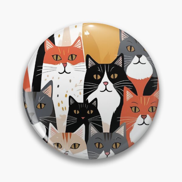 Item preview, Tricolor Cat Pattern designed and sold by PatronesKawai.