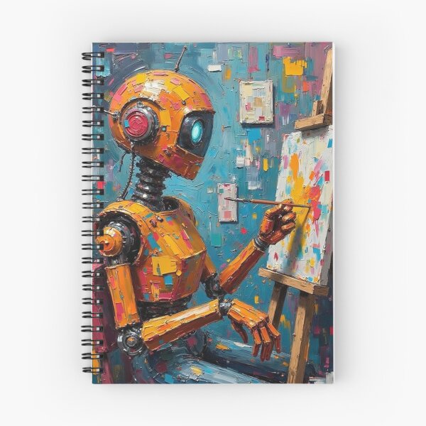 Item preview, Robot Learns Painting designed and sold by Mary Spencer.