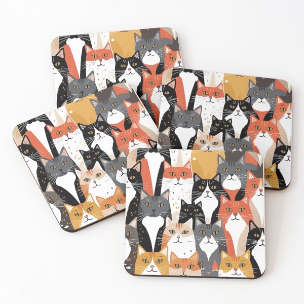 Item preview, Tricolor Cat Pattern designed and sold by PatronesKawai.