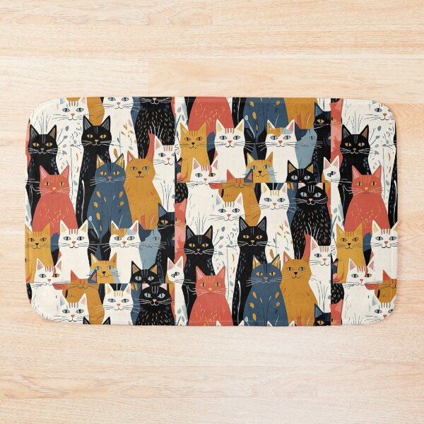 Item preview, Tricolor Cat Pattern designed and sold by PatronesKawai.