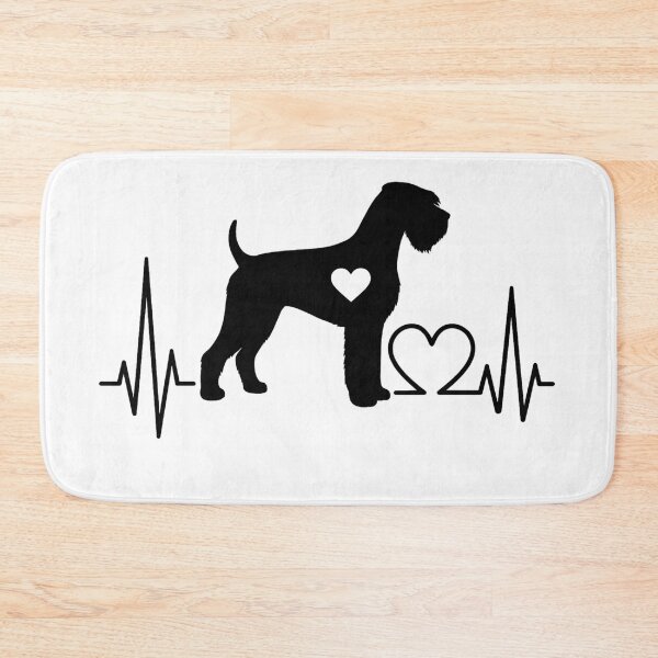 Item preview, Giant Schnauzer EKG Line Minimalist Silhouette – Dog Lover Design designed and sold by GoodyPaws.