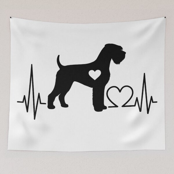 Item preview, Giant Schnauzer EKG Line Minimalist Silhouette – Dog Lover Design designed and sold by GoodyPaws.
