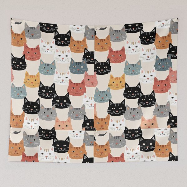 Item preview, Tricolor Cat Pattern designed and sold by PatronesKawai.