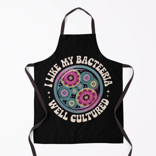 Item preview, I like my bacteria well cultured, funny microbiology pun designed and sold by NoetherSym.