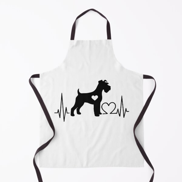Item preview, Miniature Schnauzer EKG Line Minimalist Silhouette – Dog Lover Design designed and sold by GoodyPaws.
