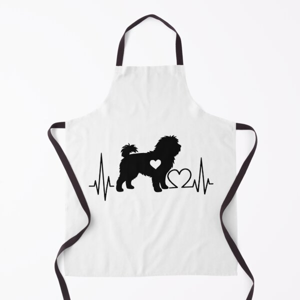 Item preview, Dutch Smoushond EKG Line Minimalist Silhouette – Dog Lover Design designed and sold by GoodyPaws.