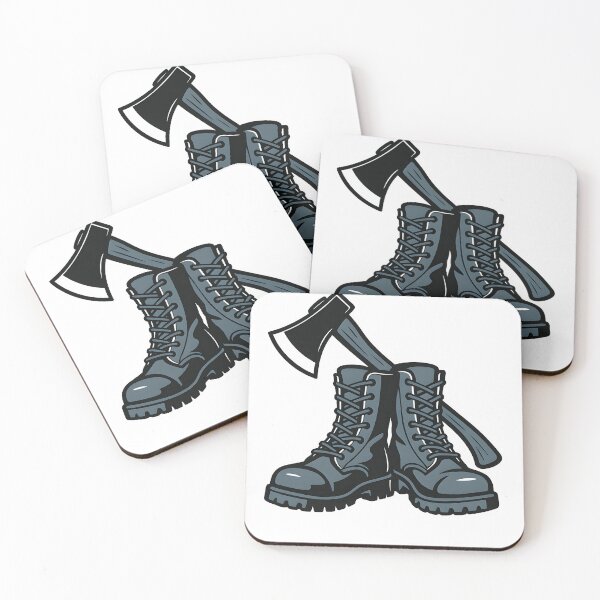Item preview, Axe and Boots Emblem designed and sold by Uglyandcute.