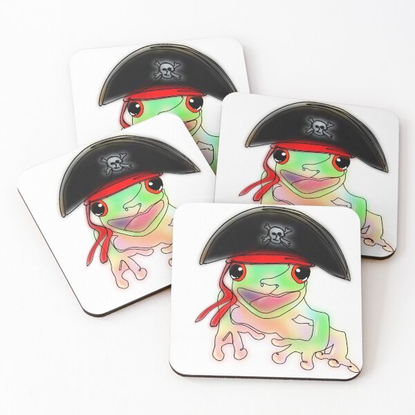Item preview, Frog in Pirate Hat – animalzinhats designed and sold by Ashley’sAnimalz.