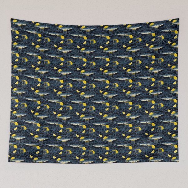 Item preview, Sparkling Sardines Vintage Lemon Cans designed and sold by MidArtForge.