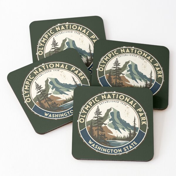 Item preview, Olympic National Park - Washington designed and sold by GoodOldVintage.