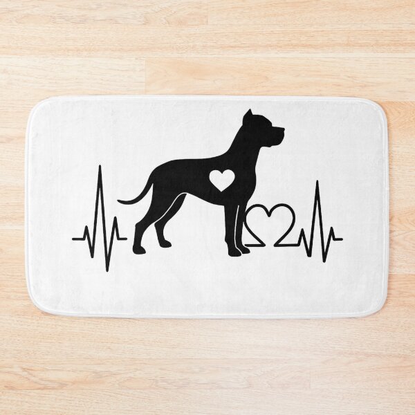 Item preview, Dogo Argentino EKG Line Minimalist Silhouette – Dog Lover Design designed and sold by GoodyPaws.