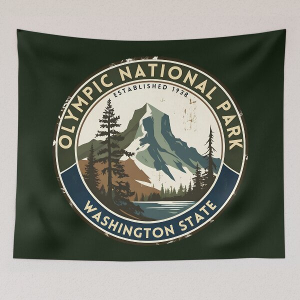 Item preview, Olympic National Park - Washington designed and sold by GoodOldVintage.