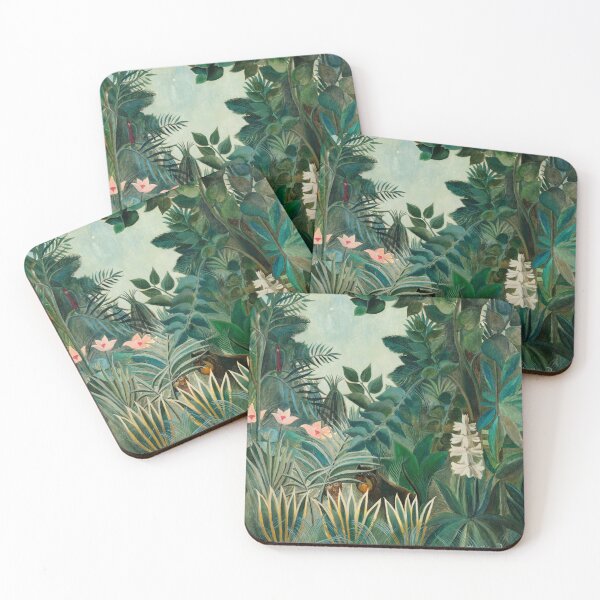 Item preview, The Equatorial Jungle (1909) by Henri Rousseau designed and sold by PureVintageLove.